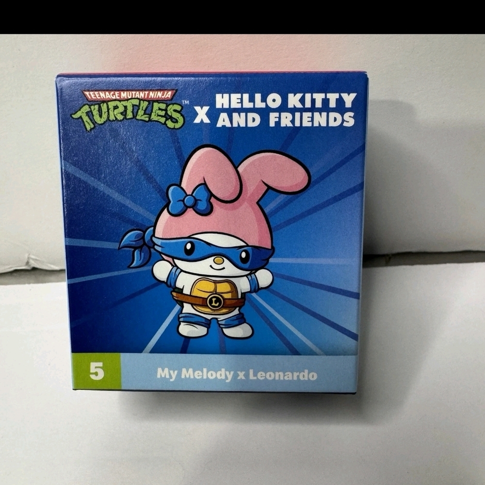 McDonald's Hello Kitty x TMNT My Melody x Leonardo Figure - Pink and Blue